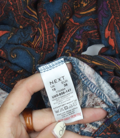 Next Women's Multicoloured A-Line Dress Size 10