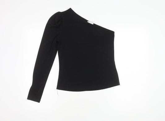 Womens UK Size S VILA Black Basic Top