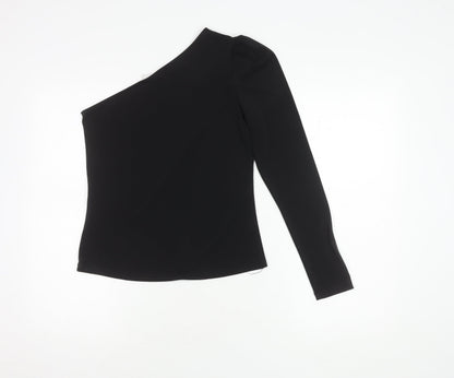 Womens UK Size S VILA Black Basic Top