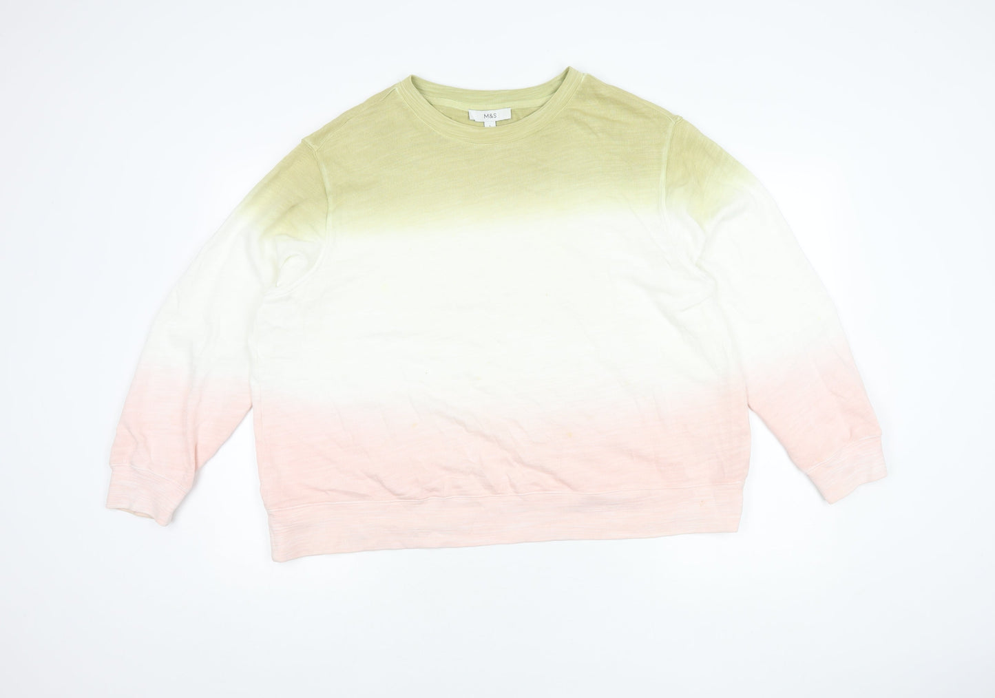 Womens UK Size L Marks and Spencer Multicoloured Pullover Jumper
