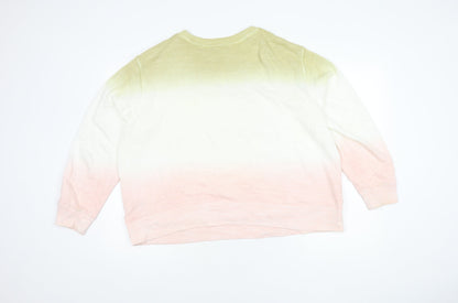Womens UK Size L Marks and Spencer Multicoloured Pullover Jumper