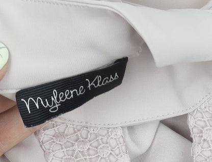 Myleene Klass Beige Fit & Flare Dress, Size 8