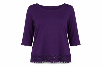 Womens UK Size 18 Bonmarché Purple Basic Blouse