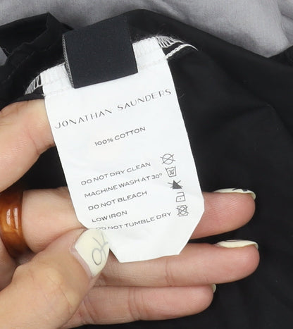 Jonathan Saunders Men's Colourblock Cotton Shirt - Size 48