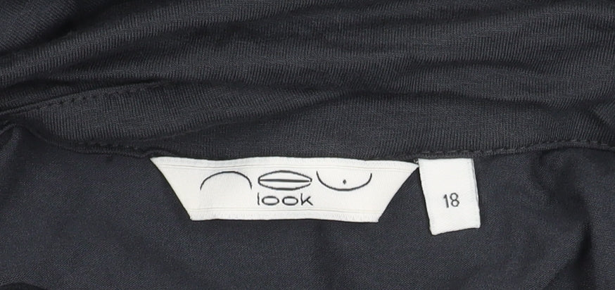 New Look Women's Black Sleeveless Top Size 18