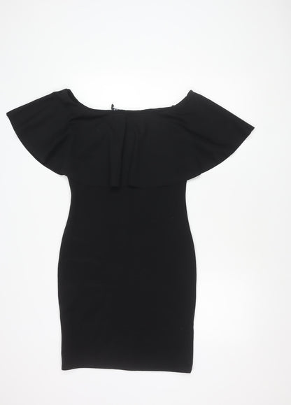 Quiz Women's Black Off the Shoulder Dress Size 12
