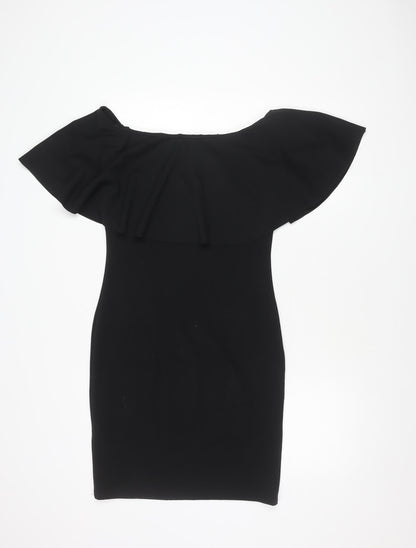 Quiz Women's Black Off the Shoulder Dress Size 12