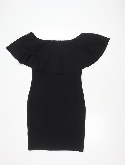 Quiz Women's Black Off the Shoulder Dress Size 12