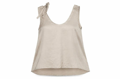 Womens UK Size 22 Marks and Spencer Beige Basic Tank