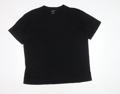 LC Waikiki Men's Black 2XL Crew Neck T-Shirt