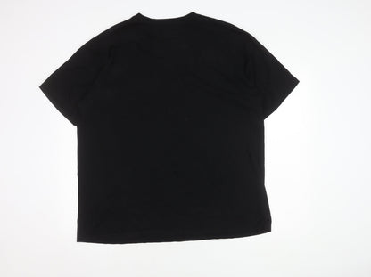 LC Waikiki Men's Black 2XL Crew Neck T-Shirt