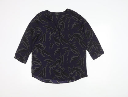 Womens UK Size 10 Marks and Spencer Purple Basic Blouse