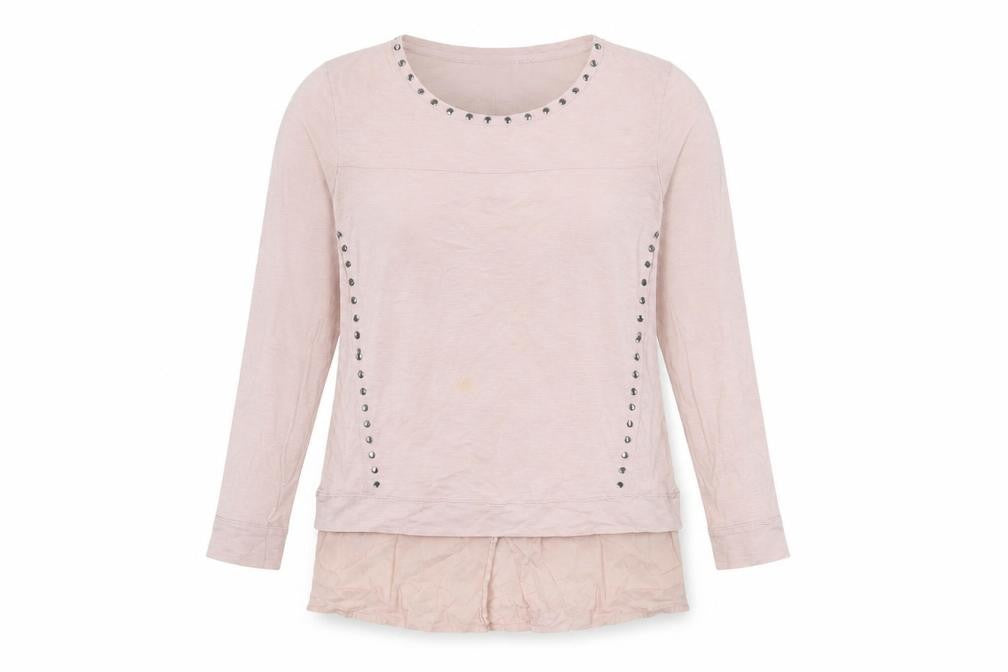 Womens UK Size 10 NEXT Pink Basic Blouse
