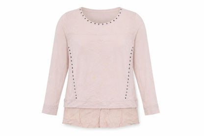 Womens UK Size 10 NEXT Pink Basic Blouse