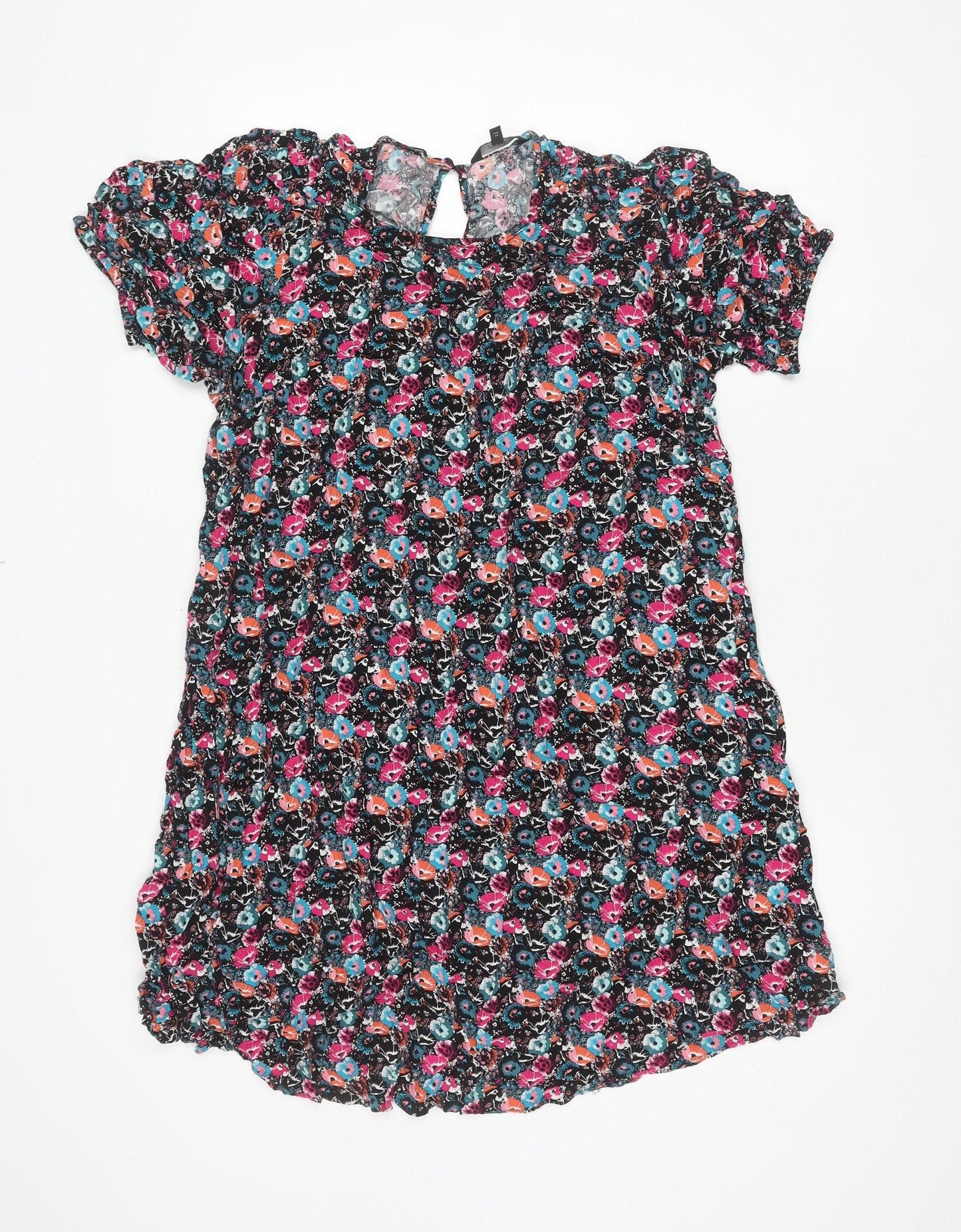 Next Women's Multicoloured Floral Dress Size 16