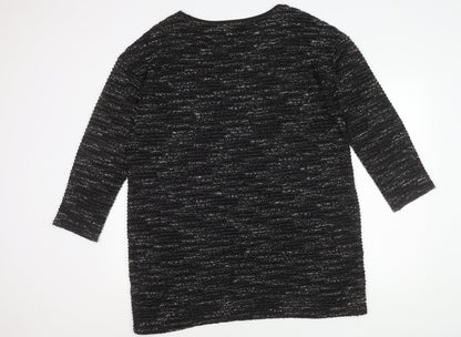 Next Women's Black Knit Dress Size 18