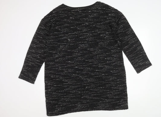 Next Women's Black Knit Dress Size 18