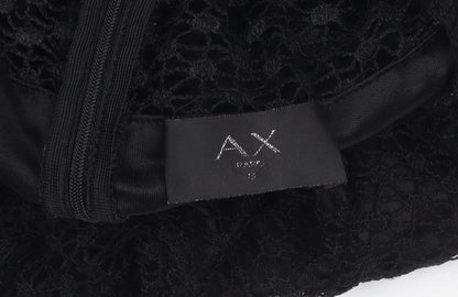 AX Paris Black Lace Bodycon Dress, Women, Size 8