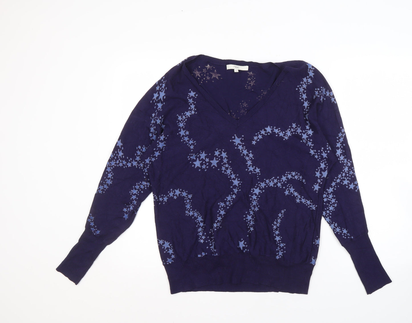 Womens UK Size S NEXT Blue Pullover Jumper
