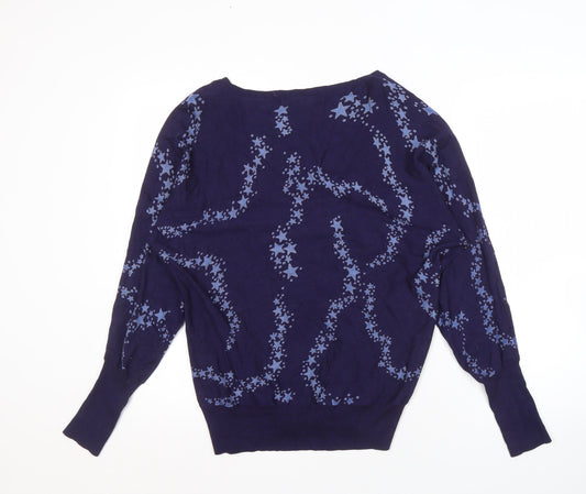 Womens UK Size S NEXT Blue Pullover Jumper