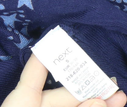 Womens UK Size S NEXT Blue Pullover Jumper