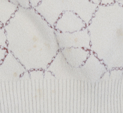 Womens UK Size 10 MNG Beige Cardigan Jumper