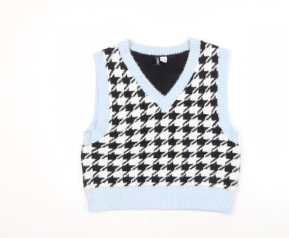 Womens UK Size 12 H&M Multicoloured Vest Jumper