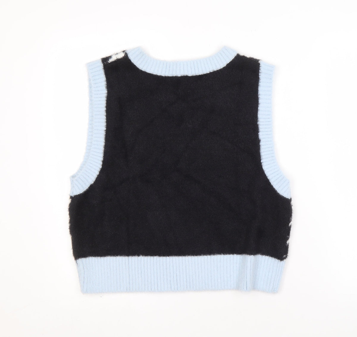 Womens UK Size 12 H&M Multicoloured Vest Jumper