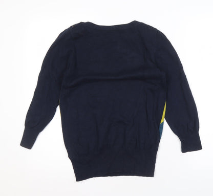 Womens UK Size 8 NEXT Multicoloured Pullover Jumper