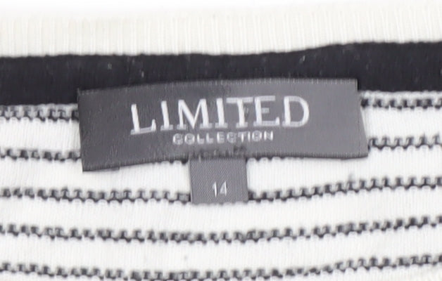 Womens UK Size 14 Limited Collection White Pullover Jumper