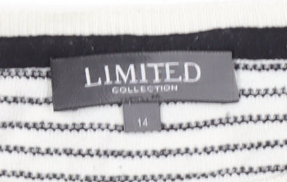 Womens UK Size 14 Limited Collection White Pullover Jumper