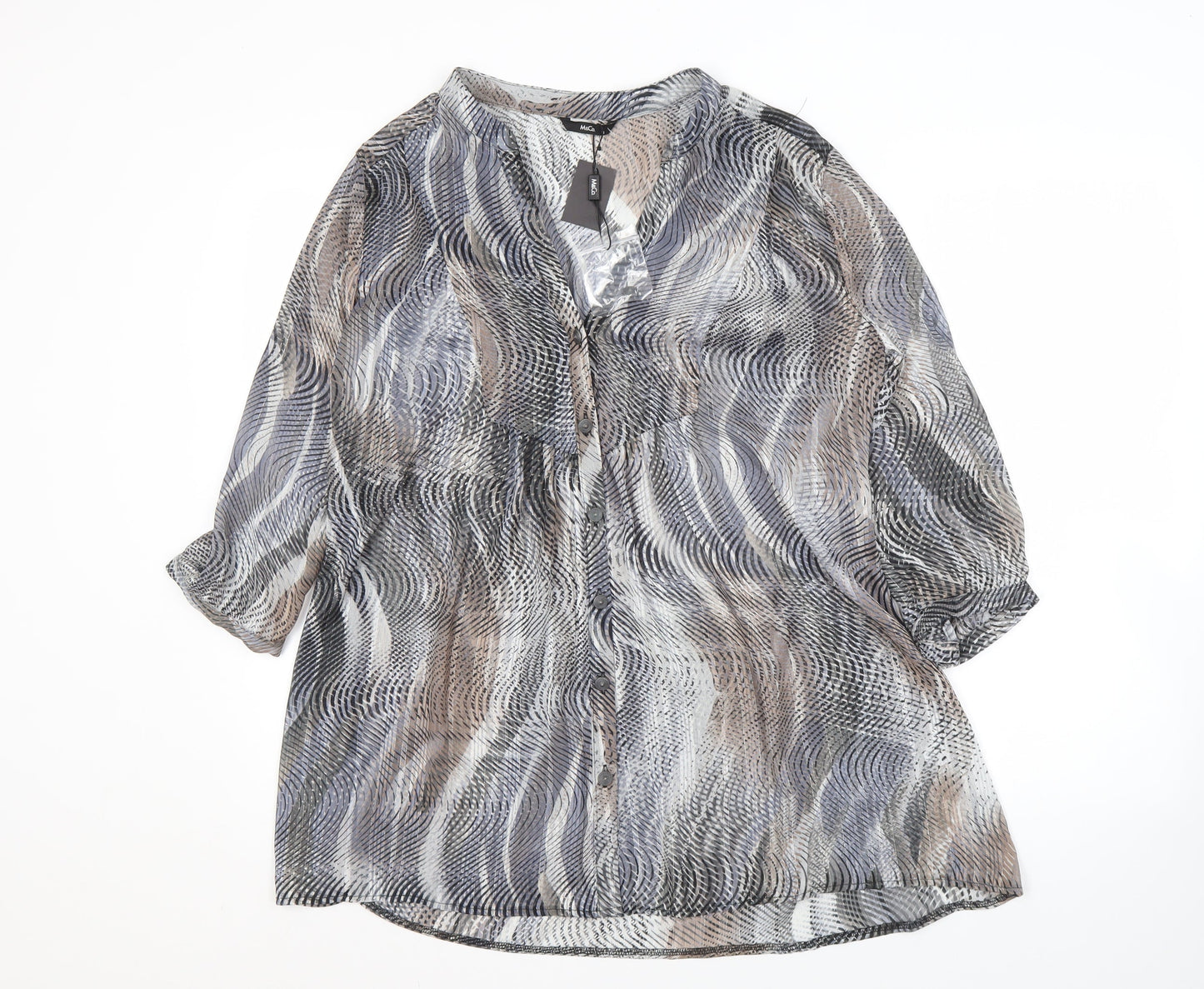 M&Co Women's Multicoloured Shirt Dress Size 18