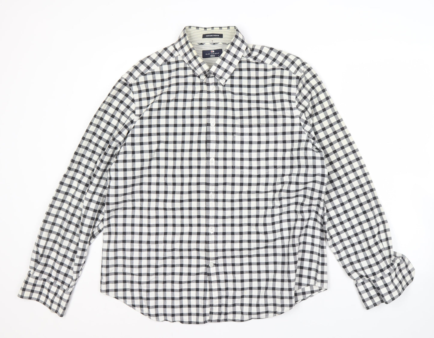 Marks and Spencer Men's Check Shirt L - Casual Style