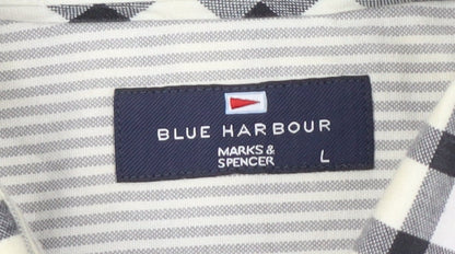 Marks and Spencer Men's Check Shirt L - Casual Style
