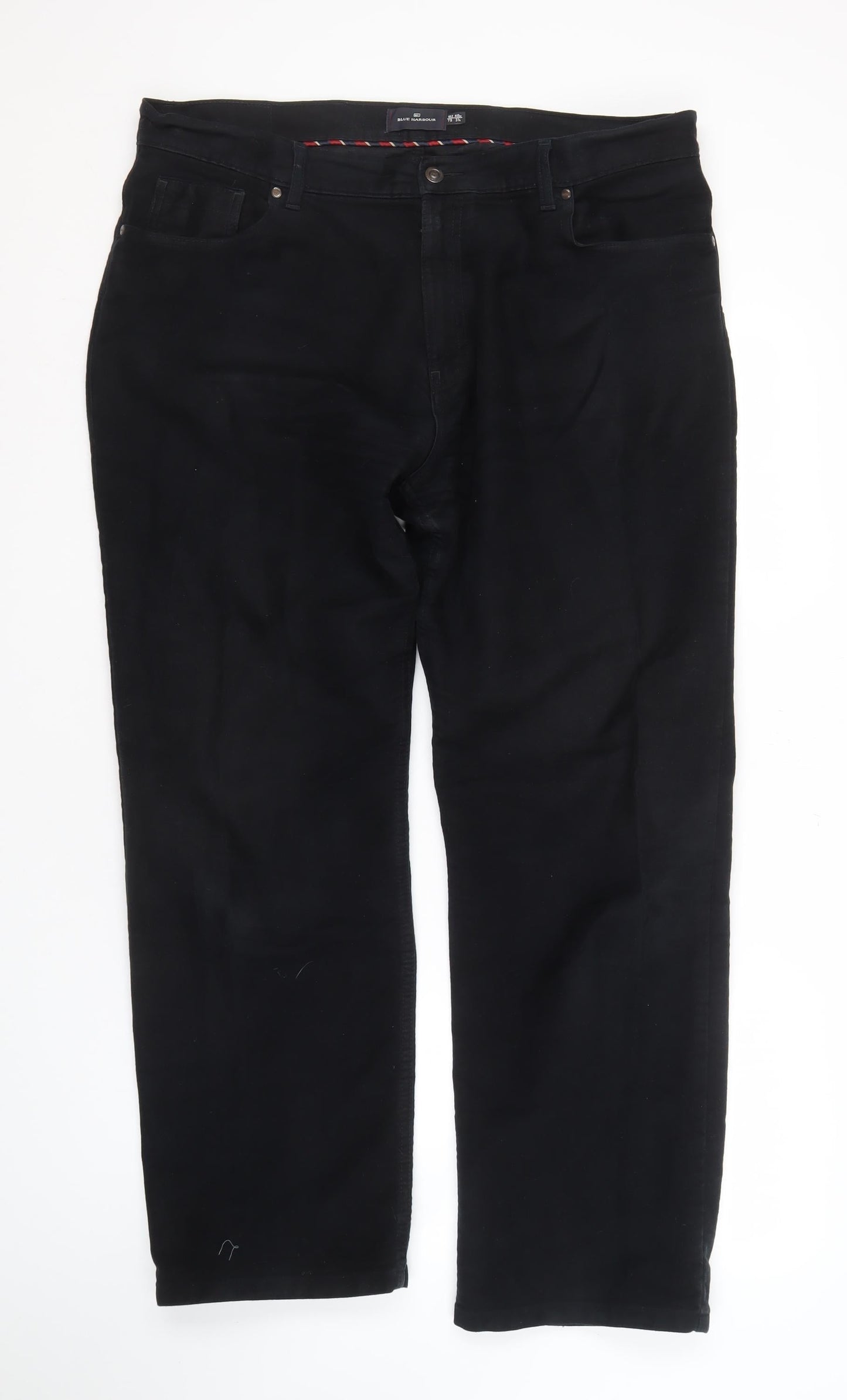 Marks and Spencer Men's Black Chino Trousers Size 40