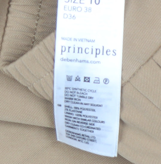 Womens UK Size 10 Principles   Beige Trousers