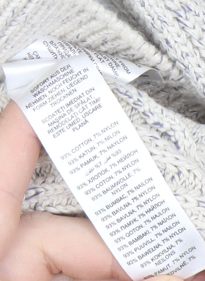 Maine New England Men's Grey M Cable-Knit Jumper