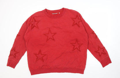 Mens UK Size XL NEXT Red Pullover Sweatshirt