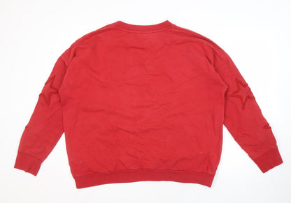 Mens UK Size XL NEXT Red Pullover Sweatshirt