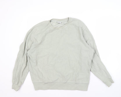 Zara Men's Grey Pullover Sweatshirt M, Stylish & Comfortable