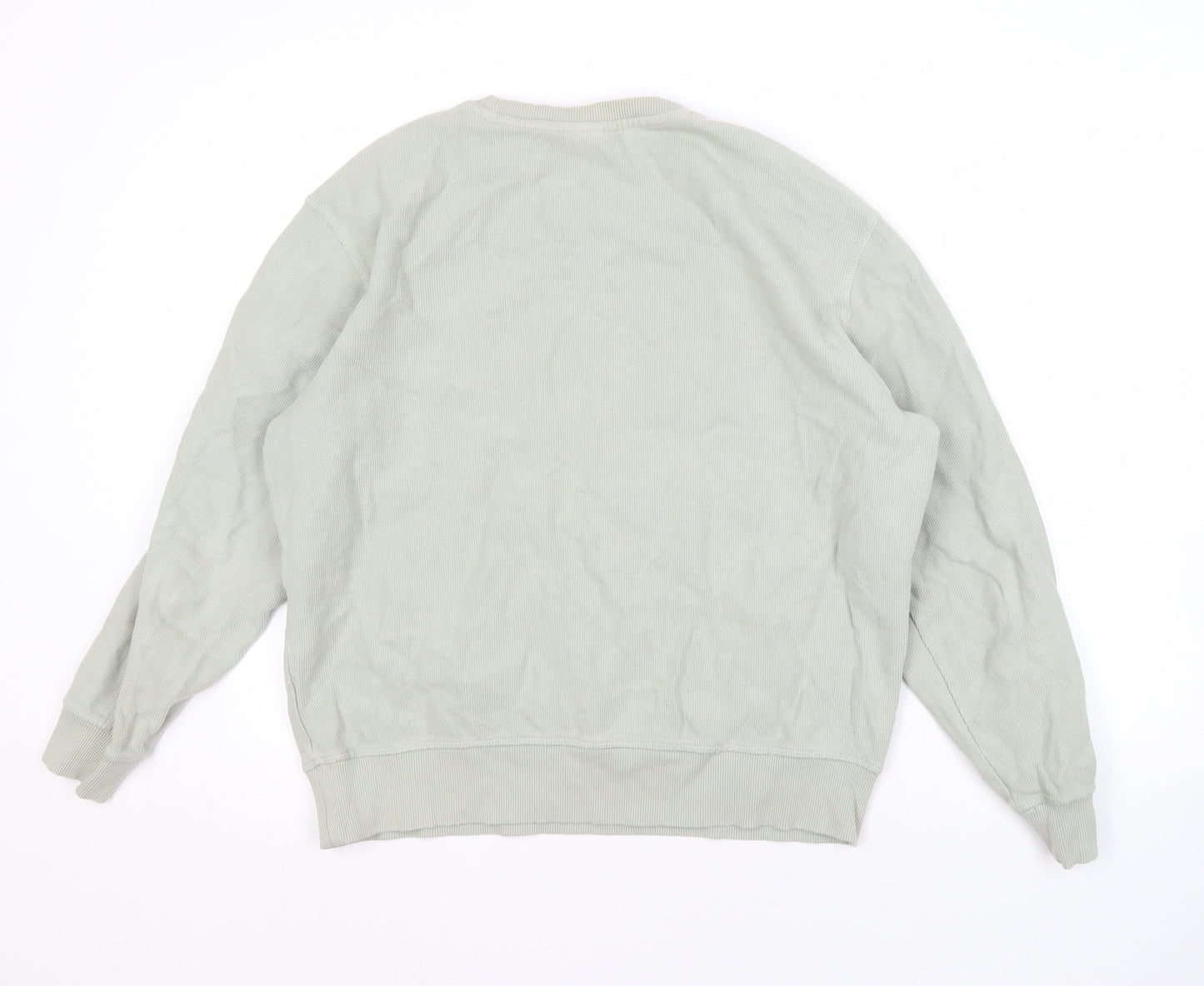 Zara Men's Grey Pullover Sweatshirt M, Stylish & Comfortable