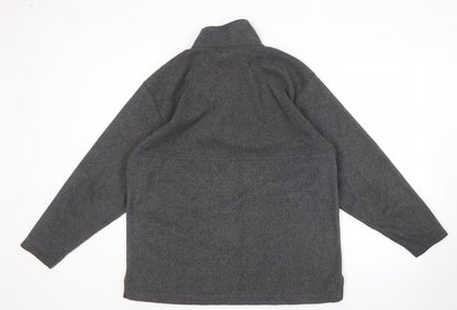 Mens UK Size M NEXT Grey Half Zip Sweatshirt