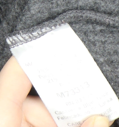 Mens UK Size M NEXT Grey Half Zip Sweatshirt