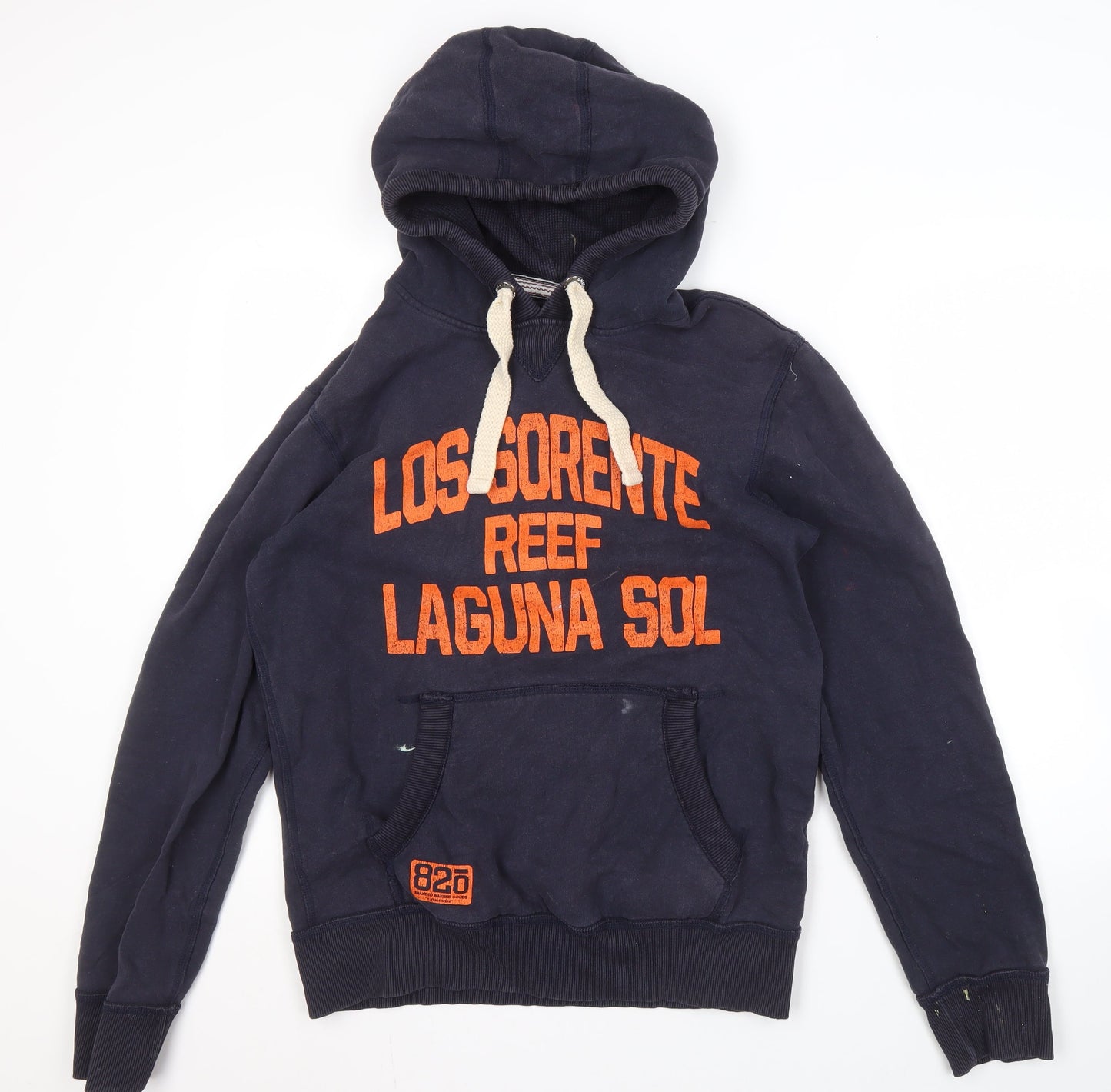 Mens UK Size M NEXT Blue Pullover Hoodie