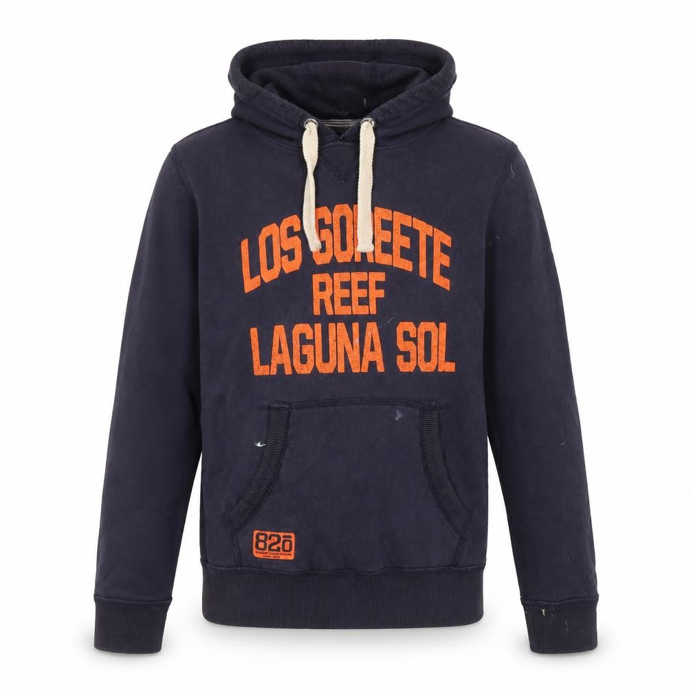 Mens UK Size M NEXT Blue Pullover Hoodie