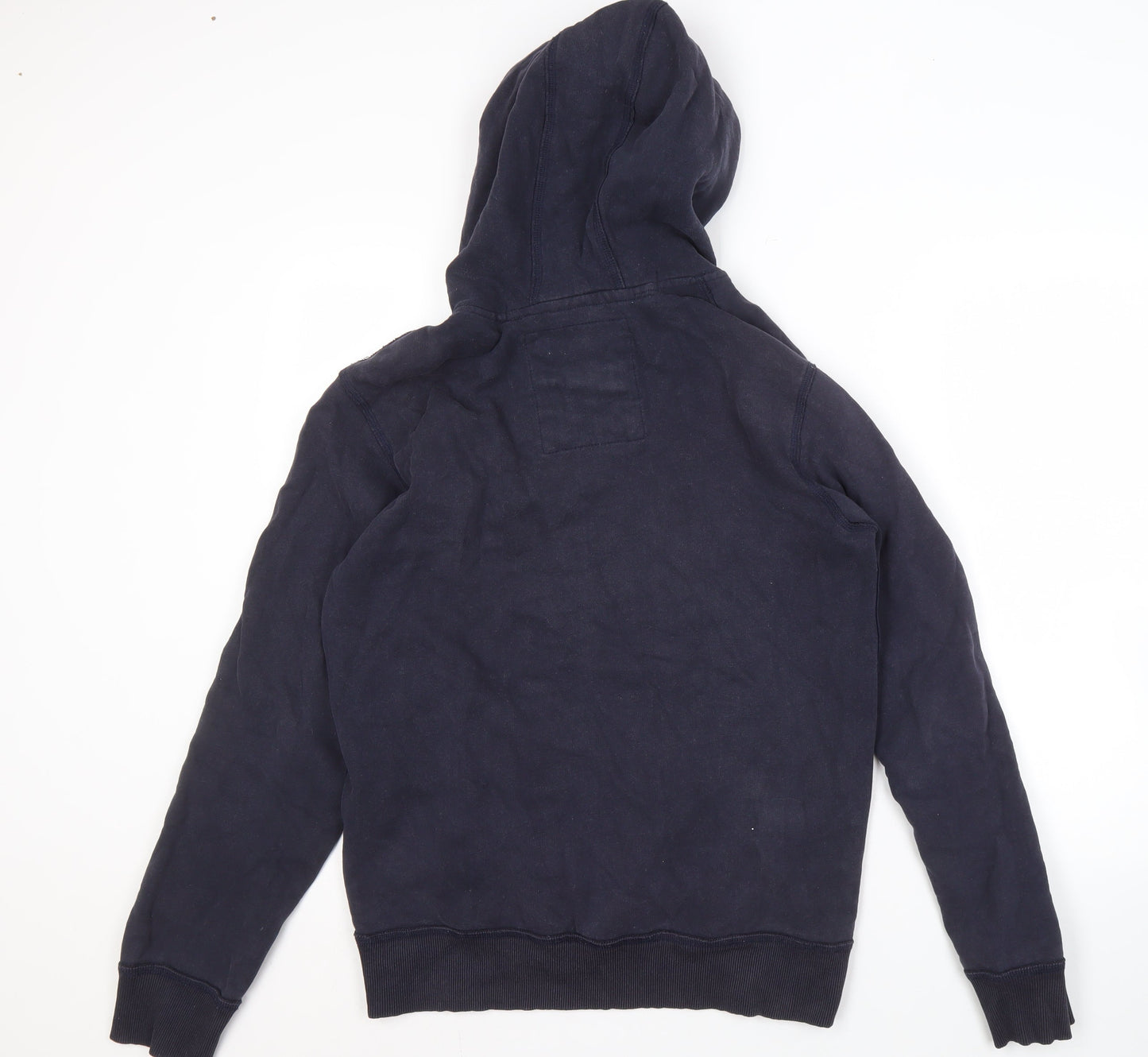 Mens UK Size M NEXT Blue Pullover Hoodie