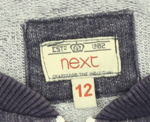 Next Women's Blue Basic Jacket Size 12, Full Zip