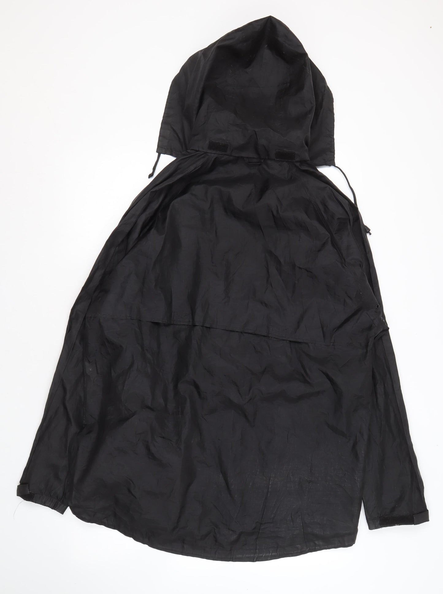 Mens UK Size S/M mac in a sac Black Rain Coat
