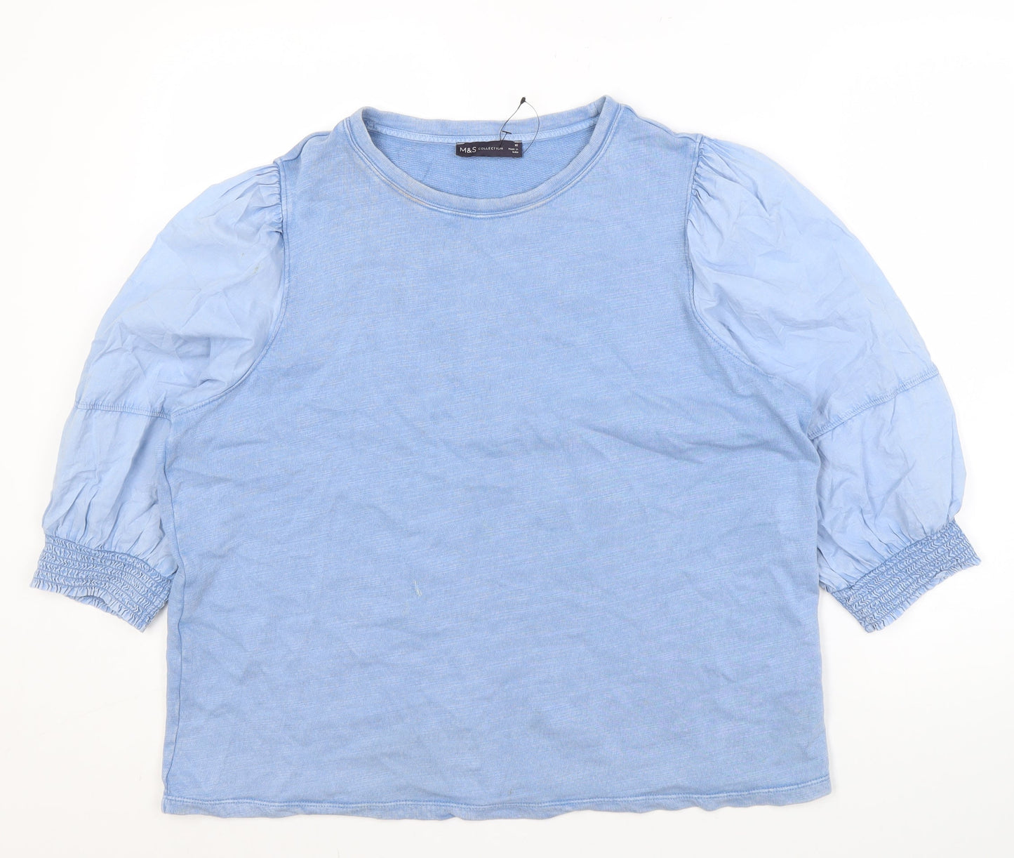 Womens UK Size 16 Marks and Spencer Blue Pullover Jumper