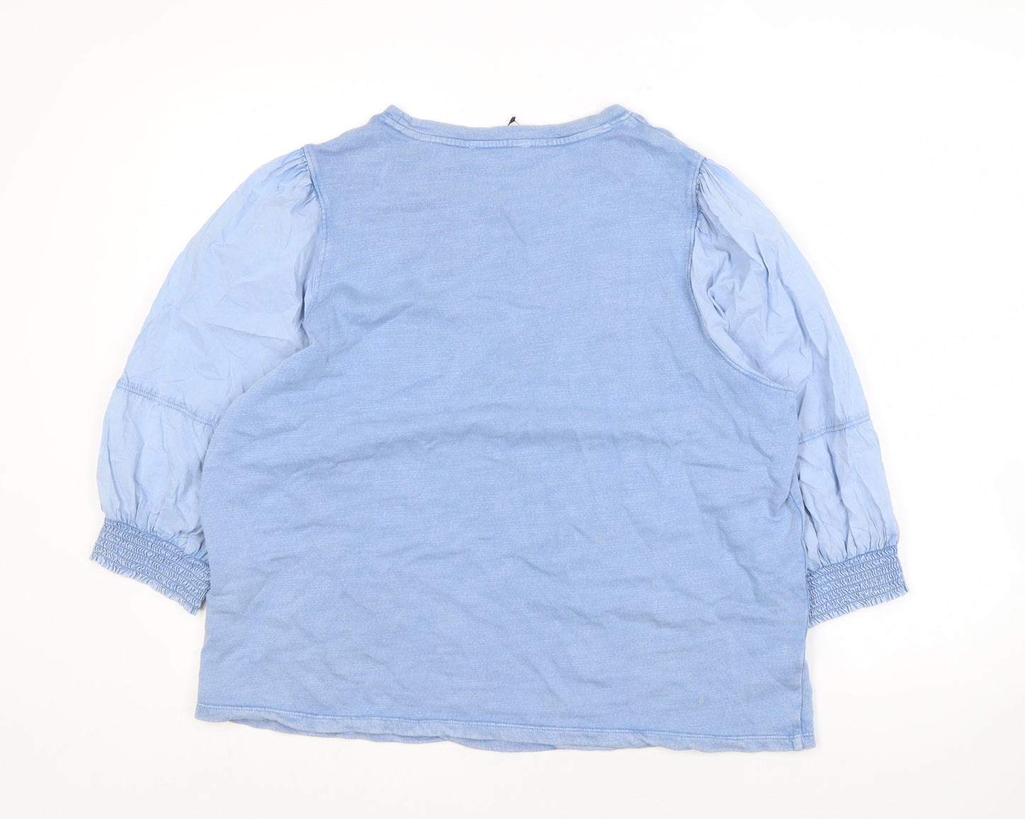 Womens UK Size 16 Marks and Spencer Blue Pullover Jumper